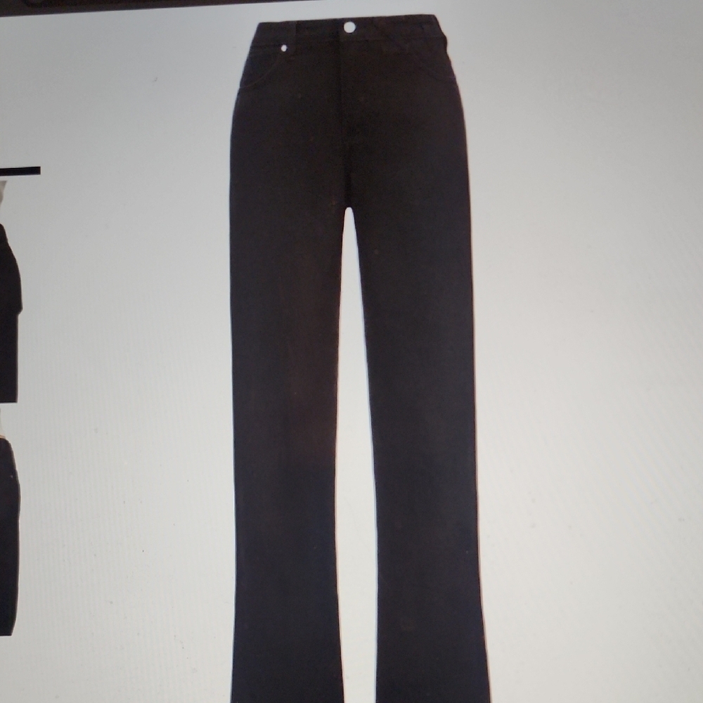 STAUD + Wrangler Women's Black Loose  Straight Leg Jeans 26×32